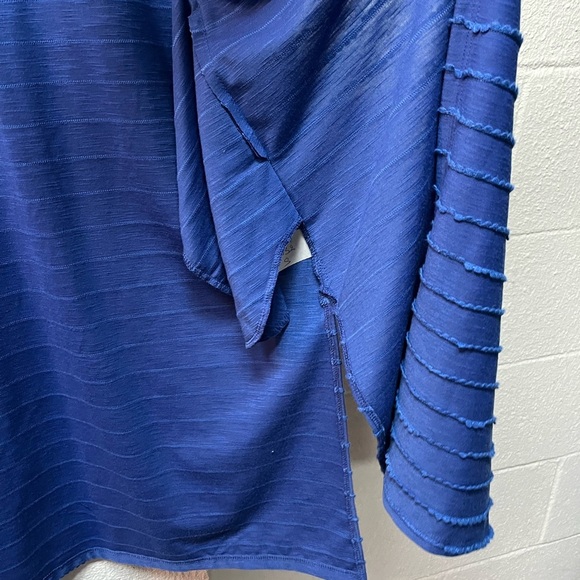 Astrologie Blue Striped Open Cardigan - Picture 4 of 6